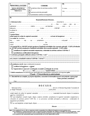 Romania Business Activity Update Request