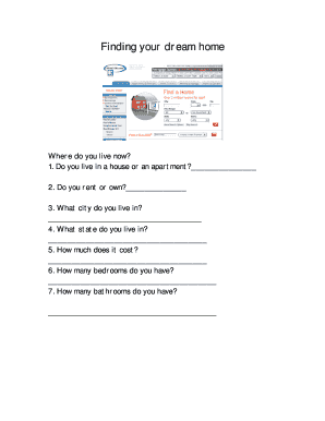 Real Estate Home Search Form
