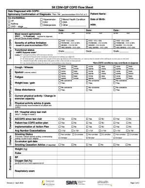 SK CDM-QIP COPD Flow Sheet