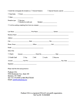 Pratham USA Donation Form