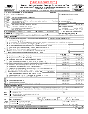 Form 990 Return of Organization Exempt From Income Tax