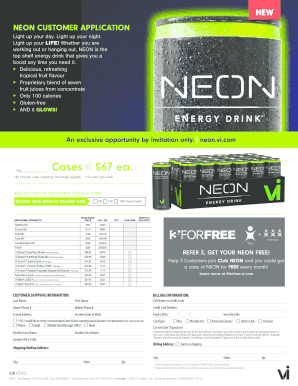 Neon Customer Application