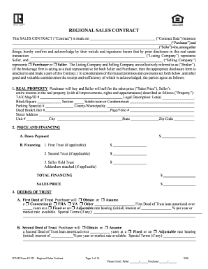 Regional Sales Contract