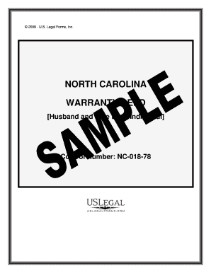 North Carolina General Warranty Deed
