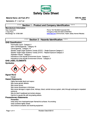 State building synonym - Material NameJet Fuel JP4