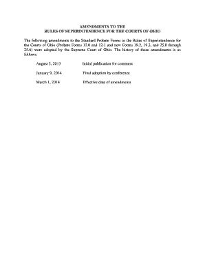 Ohio Probate Court Application for Certificate of Transfer