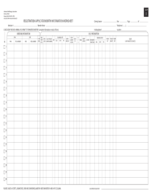 American Red Brangus Association Registration Application