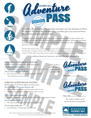 Morro Bay Adventure Pass Voucher