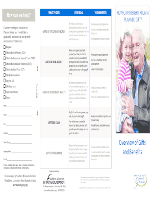Planned Giving Donation Form