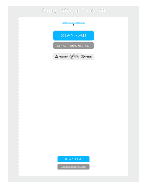 Army Interest Form