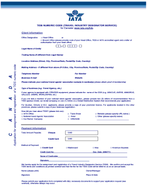 TIDS Numeric Code Application