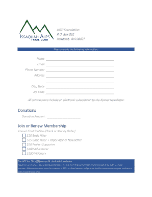 IATC Foundation Donation Form