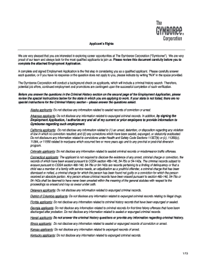 Gymboree Employment Application