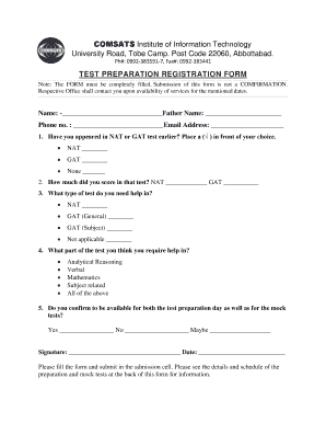 Form preview
