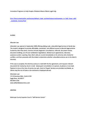 Fillable Online Innovative Programs to Help People of Modest Means bb ...