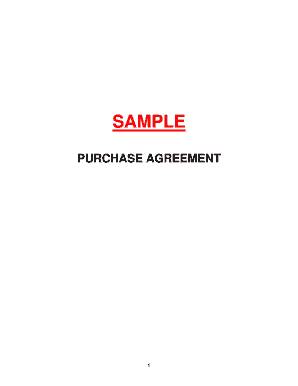 California State Purchase Agreement