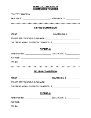 RE/MAX Commission Voucher