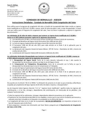 Solicitud para la Limitación de Aumento en el Valor de Viviendas Unifamiliares