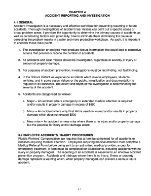 School District Accident Report