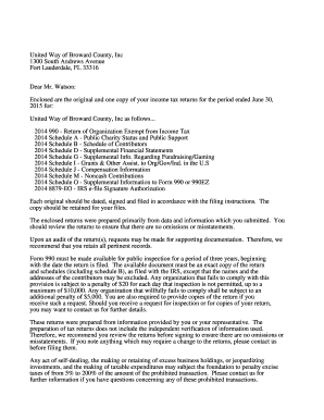 IRS Form 990 Tax Return