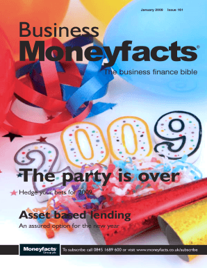 Business Finance Magazine Subscription Form