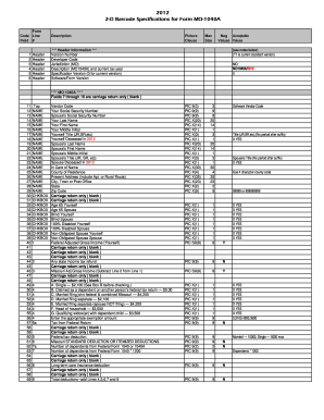 Missouri Form MO-1040A Tax Return