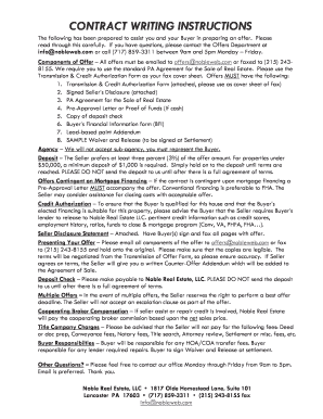 PA Agreement for the Sale of Real Estate