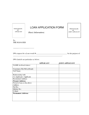 Loan Application Form