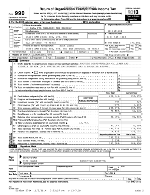 Form 990 Tax Exemption Application