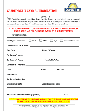 Hotel Registration Form