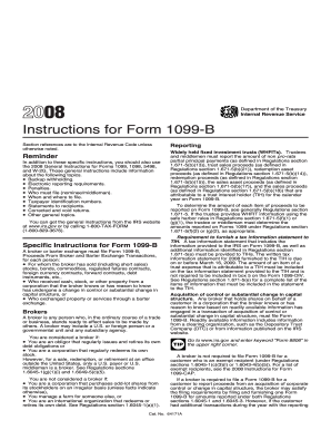 Instructions for Form 1099-B