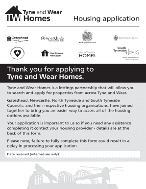 Housing Application Form