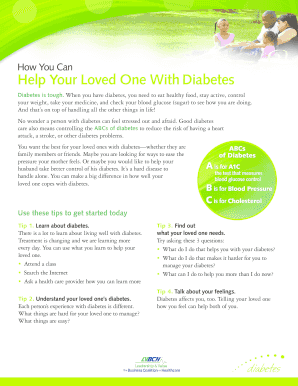 Diabetes Care Guide for Loved Ones