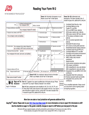 IRS Form W-2 Explanation