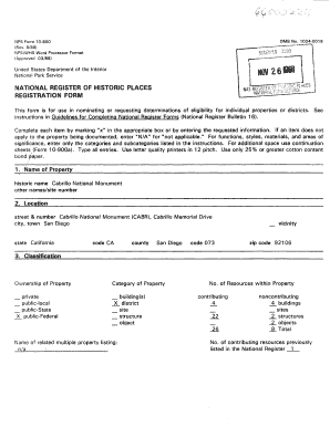 National Register of Historic Places Registration Form