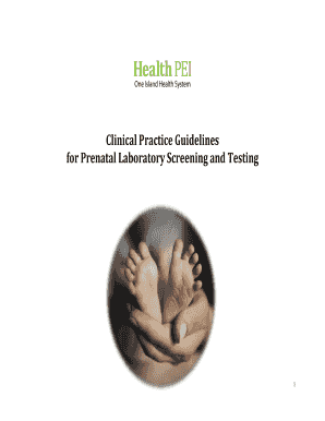 for Prenatal Laboratory Screening and Testing