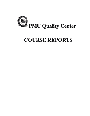 Course Report Form