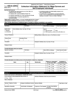 IRS Offer in Compromise Form 656