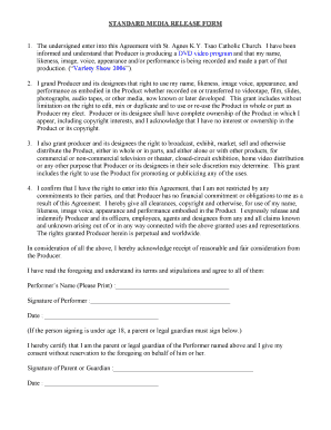 Media Release Form