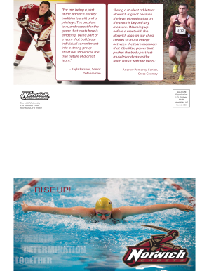 Norwich University Athletics Donation Form