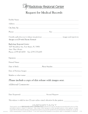Medical Records Release Form