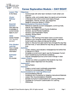 Newspaper Current Event Activity Worksheet