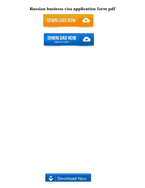 Russian Business Visa Application Form