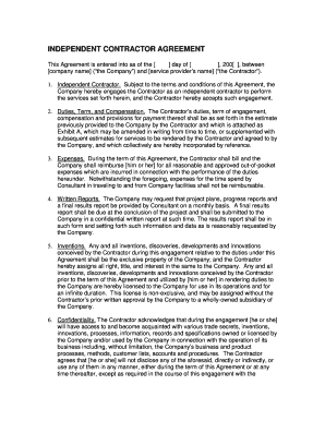 Independent Contractor Agreement