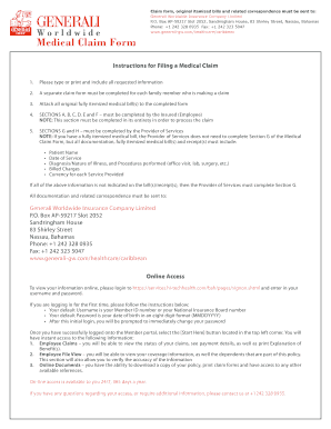 Medical Claim Form