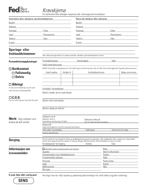 FedEx Claim Form