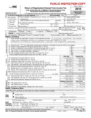 Form 990 2010