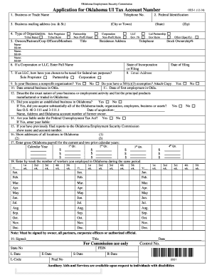 Oklahoma Business Registration Form