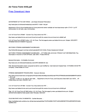 fillable online air force form 4446 pdfsdocuments2com fax email air force form 4446