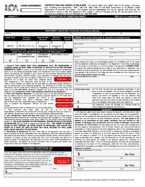 Lease Agreement
